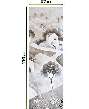 Рулонные шторы «Рамтис - 128 - ширина 57 см»