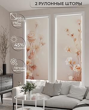 Комплект рулонных штор «Ралвиар - 04 - ширина 68 см» | фото