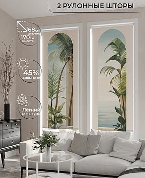 Комплект рулонных штор «Ралвиар - 44 - ширина 68 см» | фото