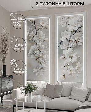 Комплект рулонных штор «Ралвиар - 52 - ширина 68 см» | фото