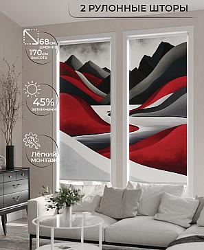 Комплект рулонных штор «Ралвиар - 71 - ширина 68 см» | фото