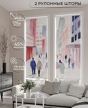 Комплект рулонных штор «Ралвиар - 72 - ширина 68 см» | фото