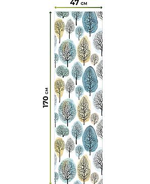 Рулонная штора  «Ронтокс - 121 - ширина 47 см»