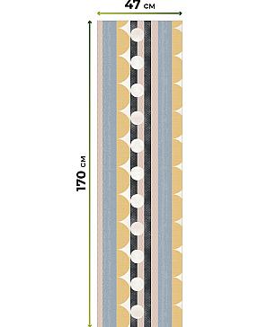 Рулонная штора  «Ронтокс - 130 - ширина 47 см»