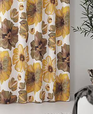 Комплект штор «Флораида» желтого цвета