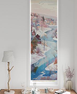 Рулонная штора «Лингрос - 142 - ширина 52 см» | фото 3