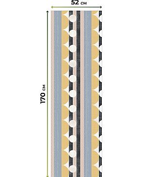 Рулонная штора «Лингрос - 130 - ширина 52 см»