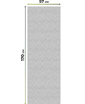 Рулонная штора «Нертис - 198 - ширина 57 см»