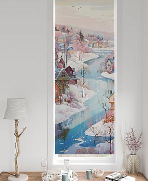 Рулонная штора «Легроса - 142 - ширина 68 см» | фото 3