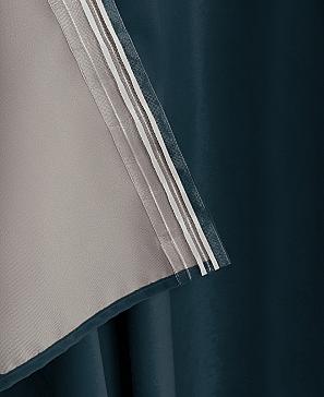 Комплект штор «Барлоу» синего цвета