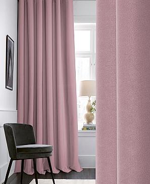 Комплект штор «Барлоу» розового цвета