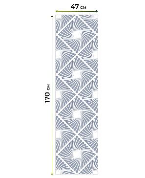 Рулонная штора «Ранфрик - 203 - ширина 47 см»