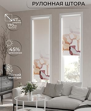 Рулонная штора «Ранфрик - 205 - ширина 47 см» | фото