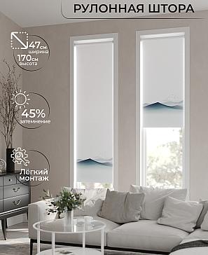 Рулонная штора «Ранфрик - 215 - ширина 47 см» | фото