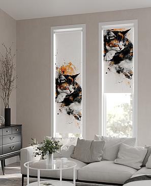 Рулонная штора «Ранфрик - 223 - ширина 47 см» | фото 2