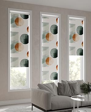 Рулонная штора «Ранфрик - 225 - ширина 47 см»