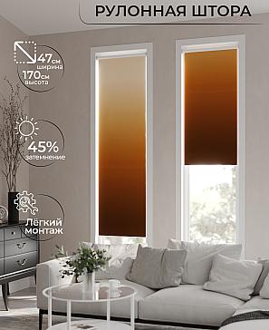 Рулонная штора «Ранфрик - 237 - ширина 47 см» | фото