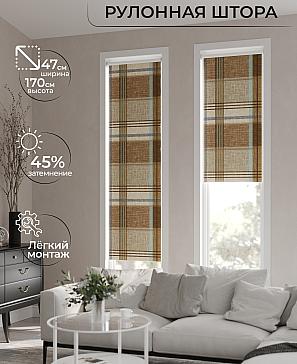 Рулонная штора «Ранфрик - 261 - ширина 47 см» | фото