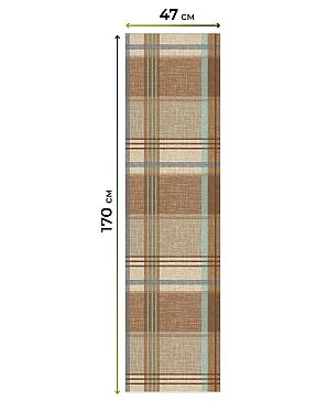 Рулонная штора «Ранфрик - 261 - ширина 47 см»