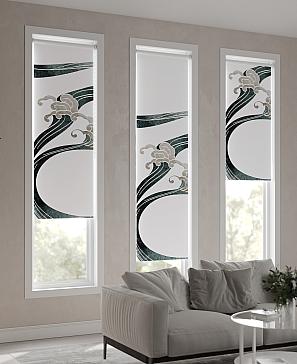 Рулонная штора «Ранфрик - 263 - ширина 47 см»