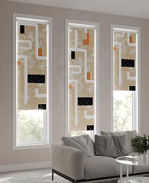 Рулонная штора «Ранфрик - 282 - ширина 47 см»