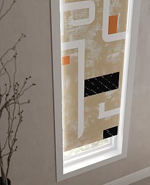 Рулонная штора «Ранфрик - 282 - ширина 47 см»