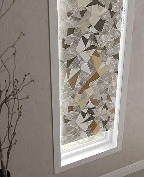 Рулонная штора «Ранфрик - 285 - ширина 47 см»