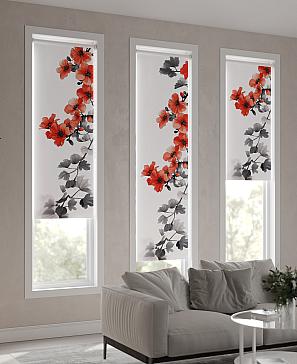 Рулонная штора «Ранфрик - 295 - ширина 47 см»