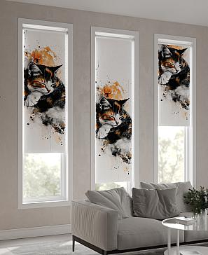 Рулонная штора «Лимкис - 223 - ширина 52 см»