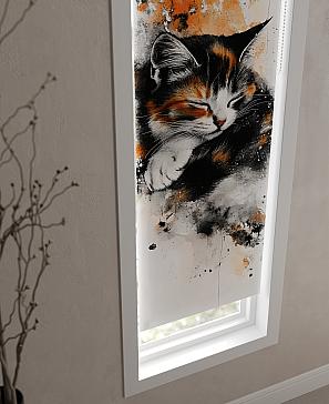 Рулонная штора «Лимкис - 223 - ширина 52 см»