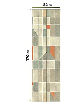Рулонная штора «Лимкис - 284 - ширина 52 см»