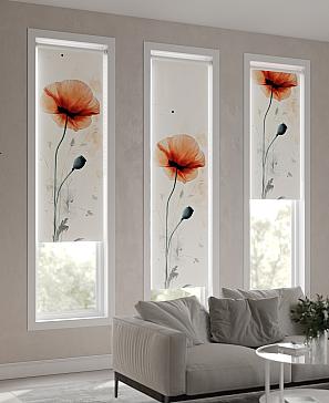 Рулонная штора «Лимкис - 297 - ширина 52 см»