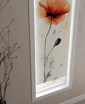 Рулонная штора «Лимкис - 297 - ширина 52 см»