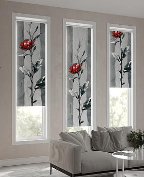 Рулонная штора «Лимкис - 298 - ширина 52 см»