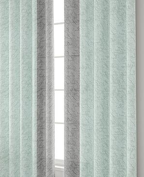 Комплект штор «Райтэ» серо-мятного цвета