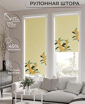 Рулонная штора «Ронлирт - 232 - ширина 57 см» | фото