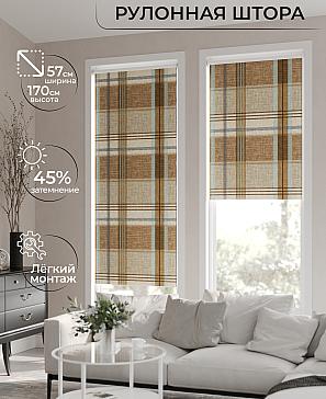 Рулонная штора «Ронлирт - 261 - ширина 57 см» | фото