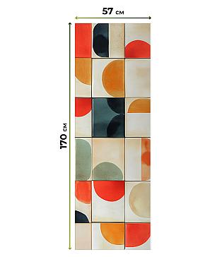 Рулонная штора «Ронлирт - 283 - ширина 57 см»