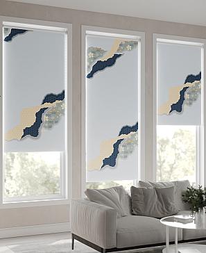 Рулонная штора «Клартис - 227 - ширина 62 см»