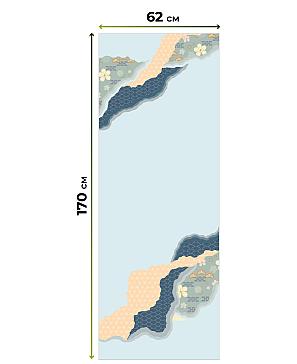 Рулонная штора «Клартис - 227 - ширина 62 см»