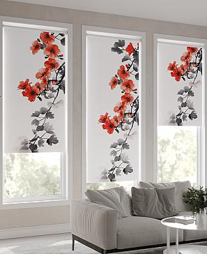 Рулонная штора «Клартис - 295 - ширина 62 см»