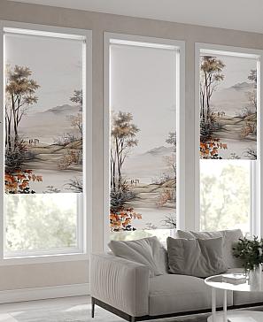 Рулонная штора «Клартис - 300 - ширина 62 см»