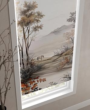 Рулонная штора «Клартис - 300 - ширина 62 см»