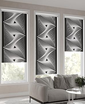 Рулонная штора «Лирикас - 201 - ширина 68 см»