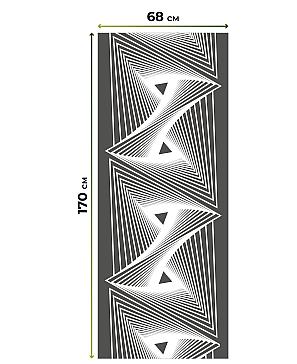 Рулонная штора «Лирикас - 201 - ширина 68 см»
