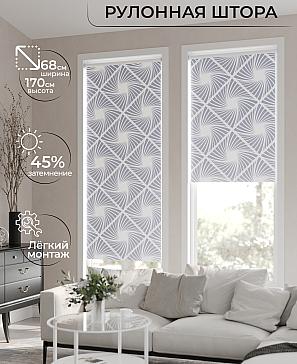 Рулонная штора «Лирикас - 203 - ширина 68 см» | фото