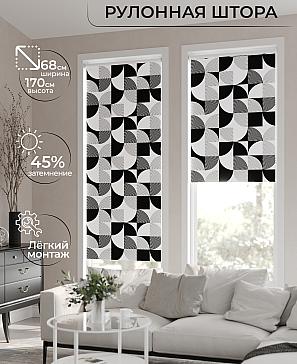 Рулонная штора «Лирикас - 213 - ширина 68 см» | фото