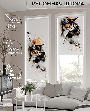 Рулонная штора «Лирикас - 223 - ширина 68 см» | фото