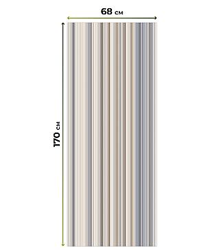 Рулонная штора «Лирикас - 253 - ширина 68 см»