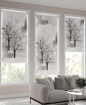 Рулонная штора «Лирикас - 262 - ширина 68 см»